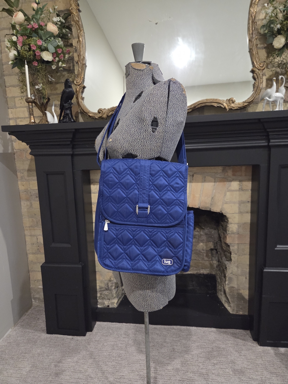 lug Puddle Jumper Moped Quilted Crossbody Bag
